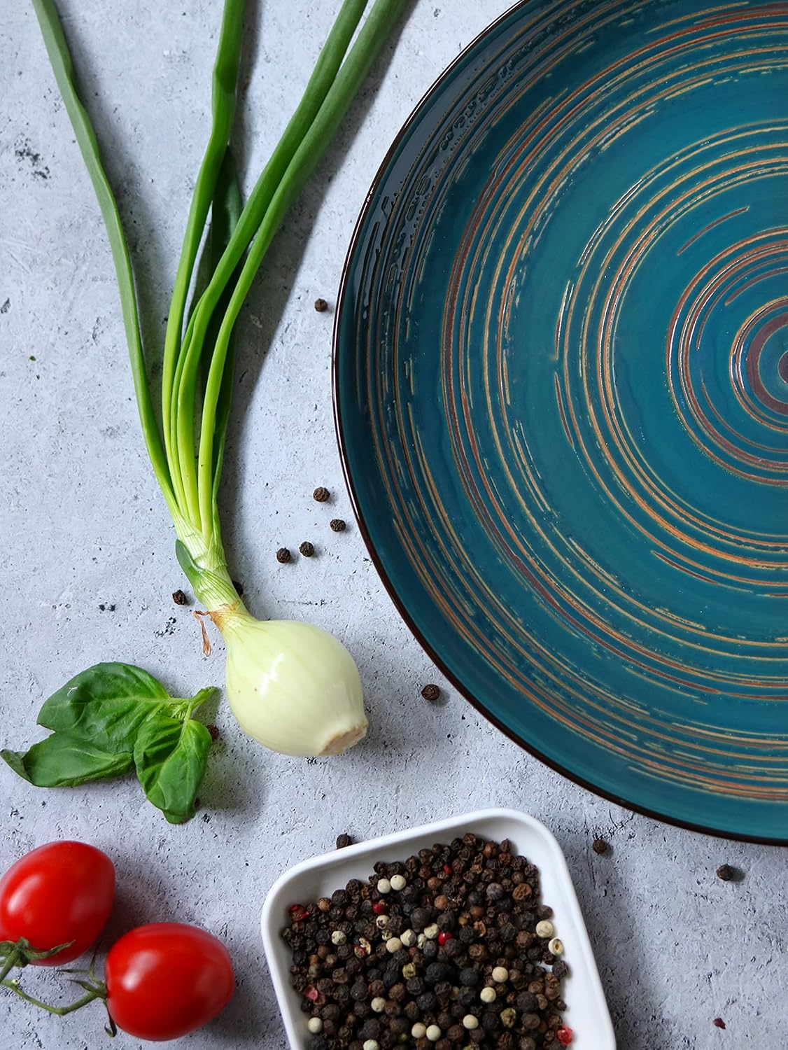 Wilmax Dessertteller COLORBOOM | 6er-Set | Ø 20 cm | Grün | WL-669512/A6