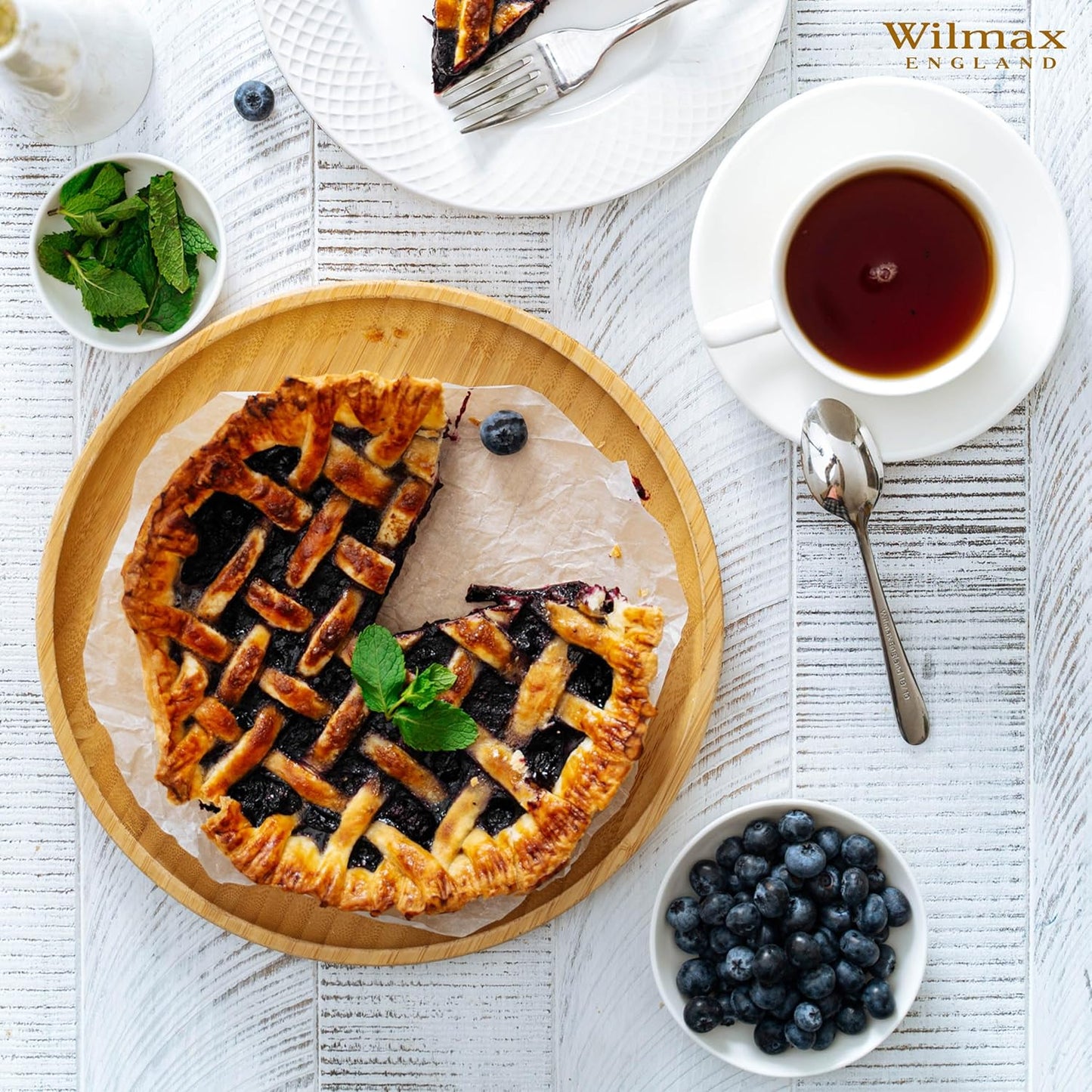 Wilmax Runder Bambusteller, 28 cm, Einzelstück, WL-771035/A