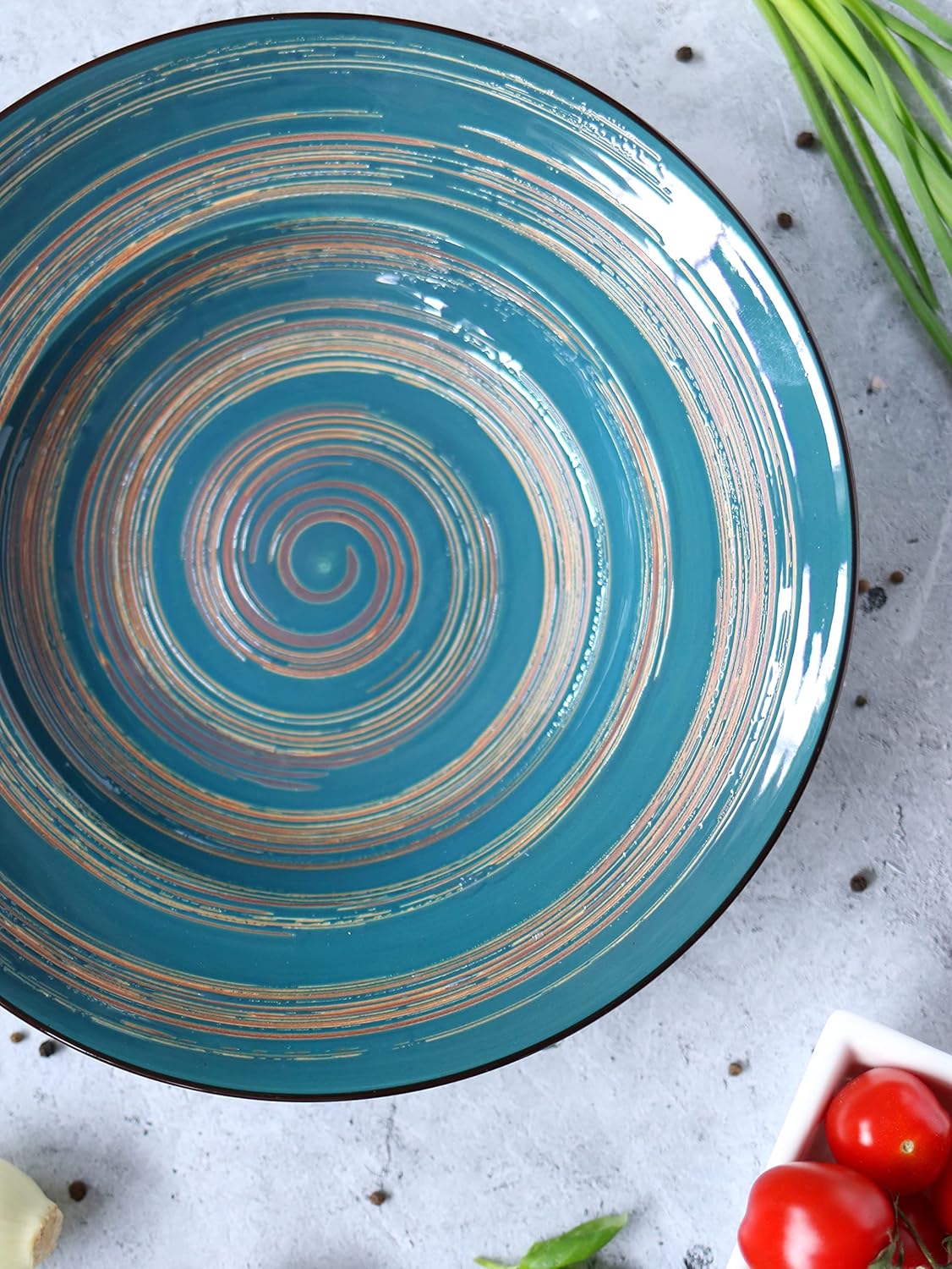 Wilmax Tiefer Teller, 25,5 cm, 350 ml, 2er Set, WL-669527/A