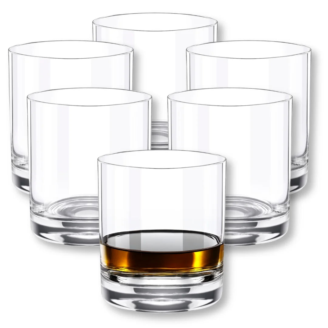 Wilmax Whiskyglas Kristalglas 300ml Set van 6