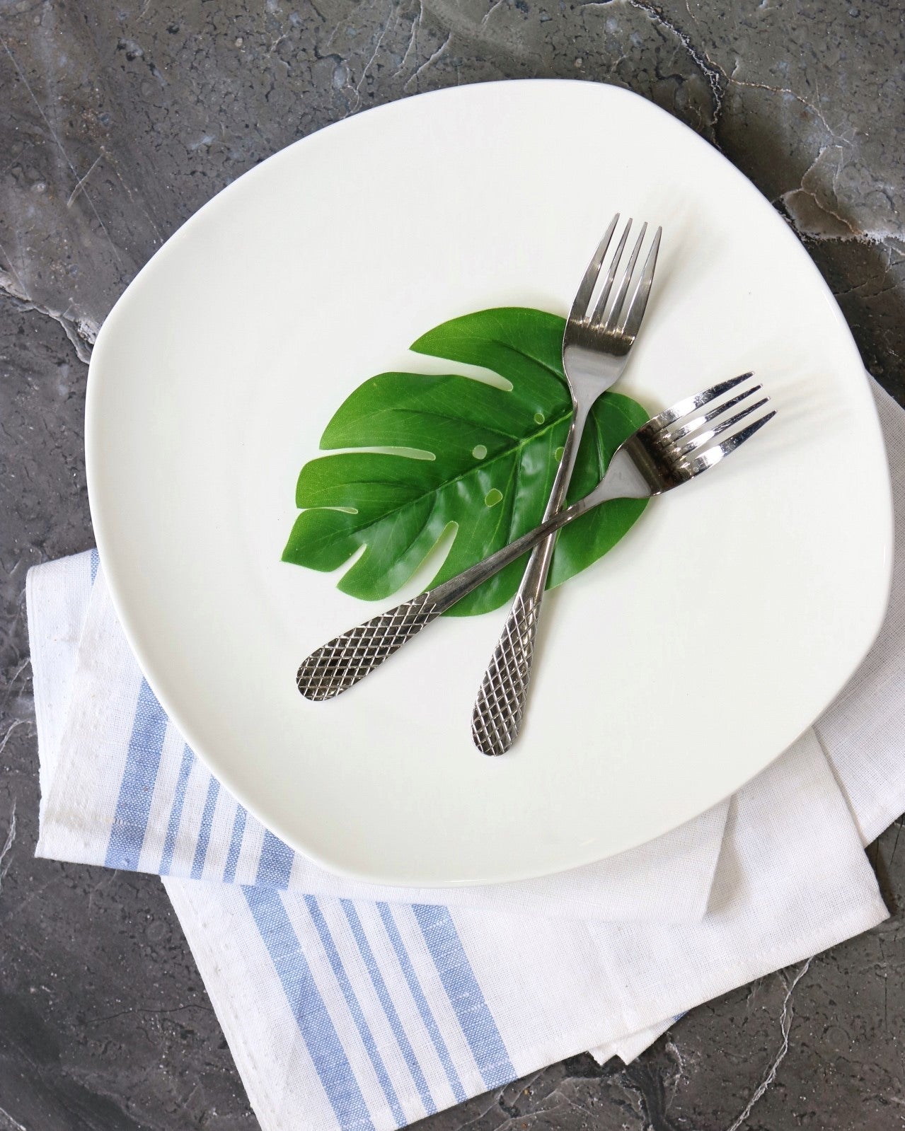 Wilmax Dessertteller, 19,5 x 19,5 cm, quadratisch, WL-991001/A