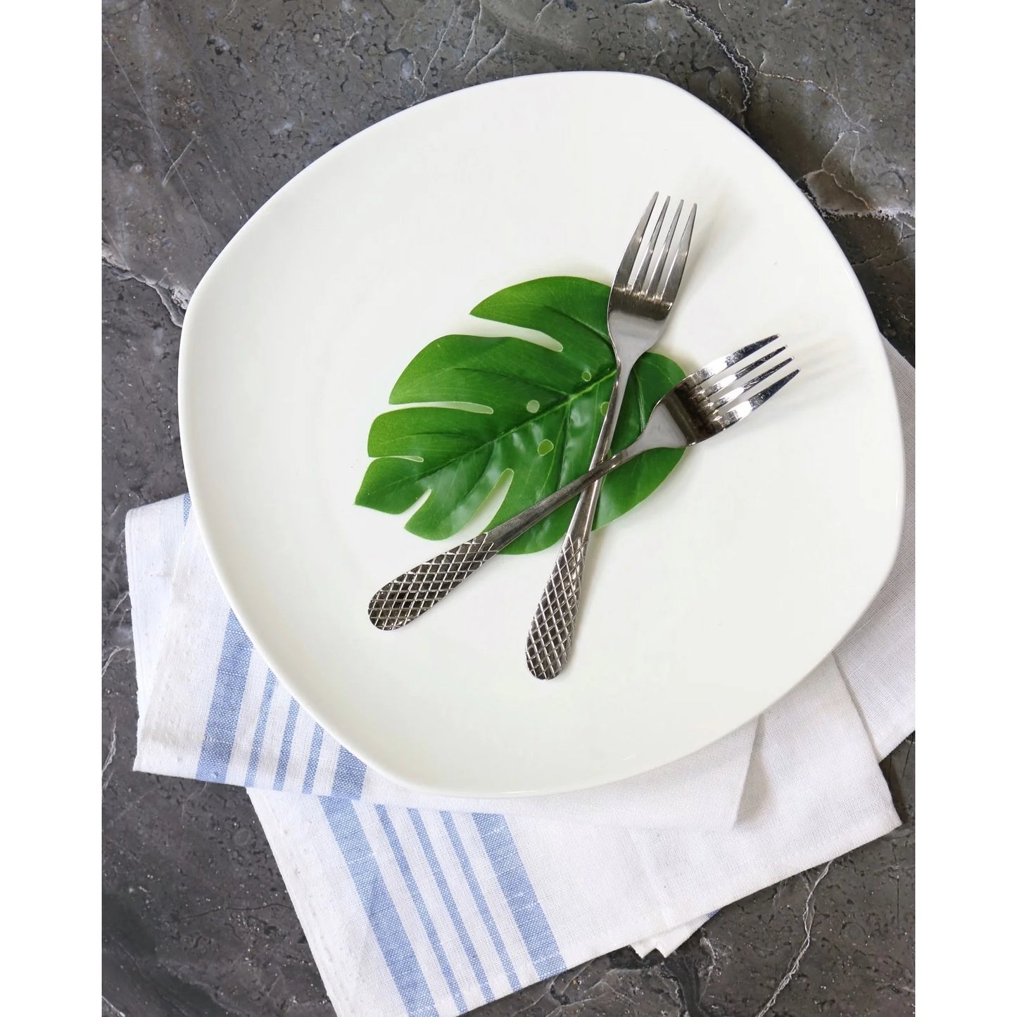 Wilmax Porzellanplatte, quadratisch, 29,5 x 29,5 cm, WL-991003/A