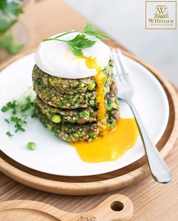 Wilmax Dessertteller Weiß 18 cm – Klassischer Teller mit Rollrand – WL-991012/A