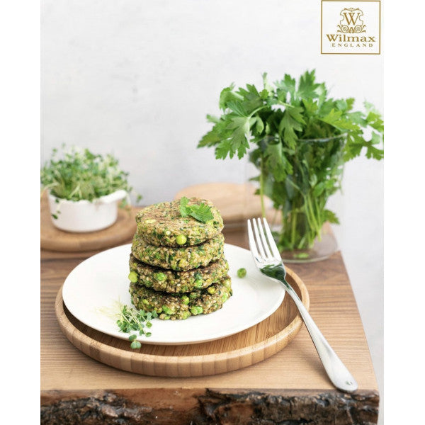 Wilmax Speiseteller mit Rollrand 23 cm – für stilvolle Tischkultur – WL-991014/A