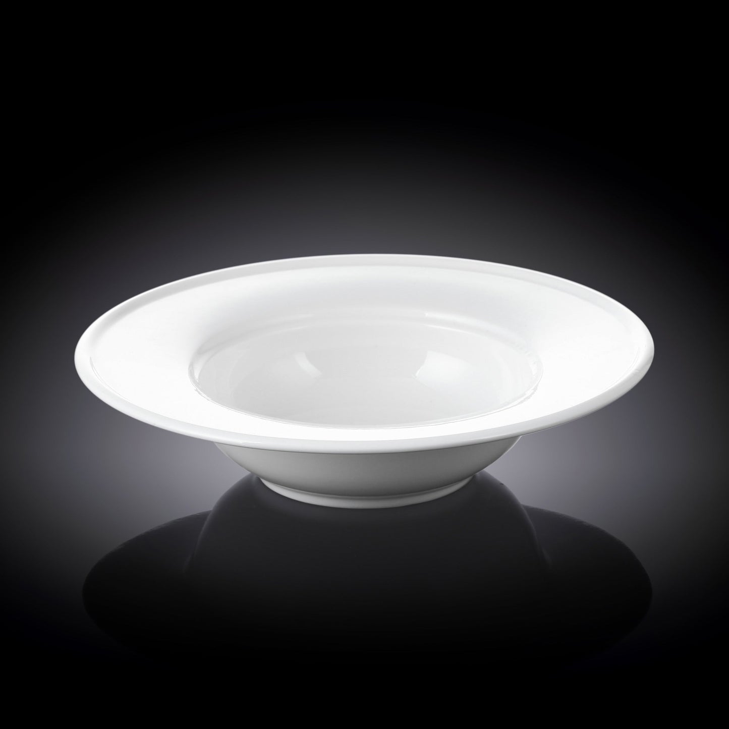 Wilmax England Diep bord 23 cm 395 ml van porselein, Wit WL-991020/A