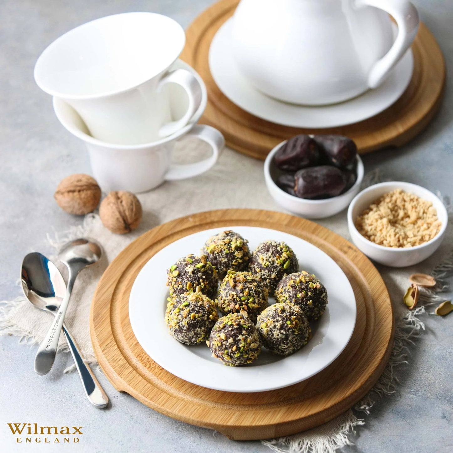 Wilmax Professional Brot Teller 15 cm aus Porzellan, klassisch – WL-991176/A