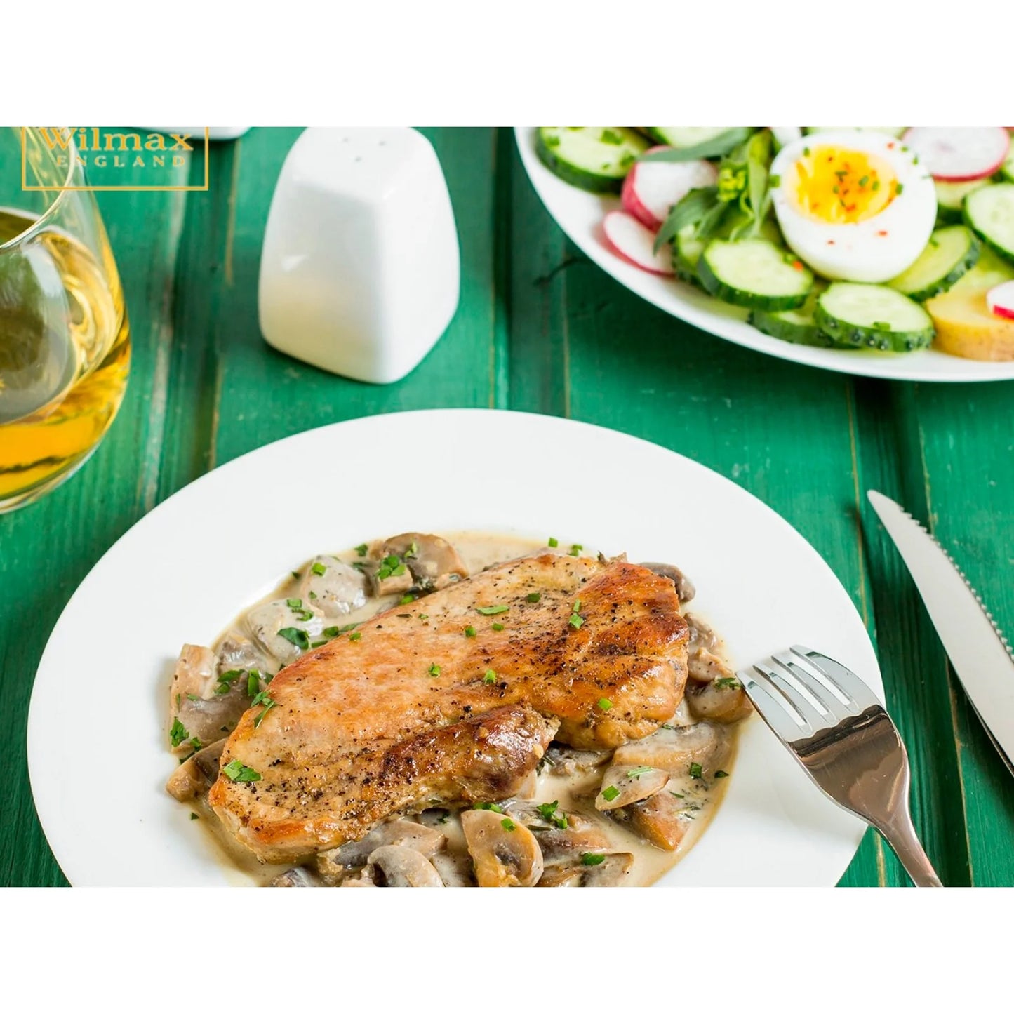 Wilmax Porzellanplatte, rund, 30,5 cm, WL-991182/A