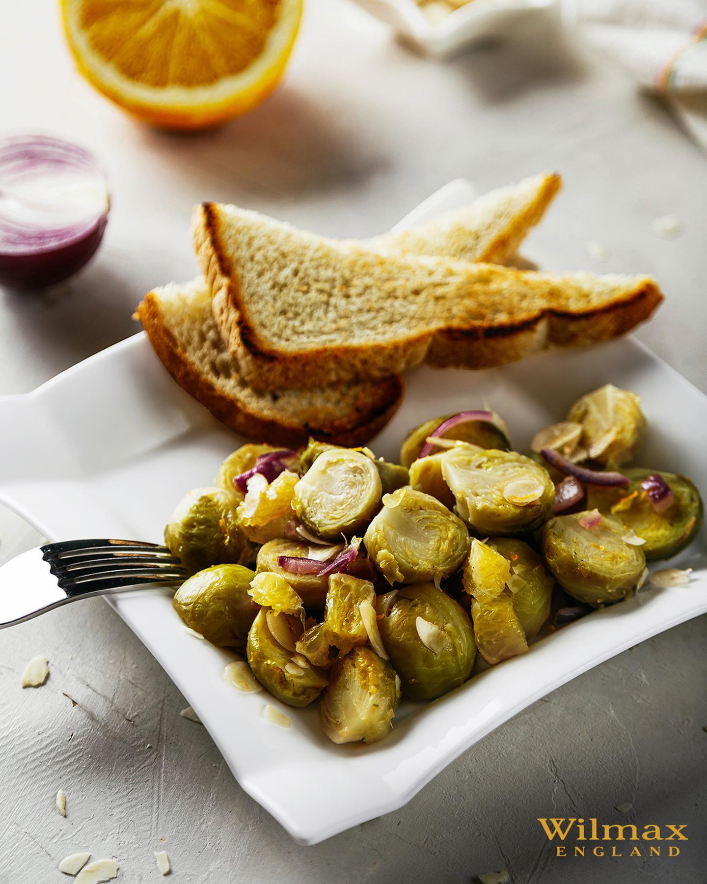 Wilmax Porzellan Dessert Counter, 20 x 20 cm, Emily Kollektion, WL-991231/A