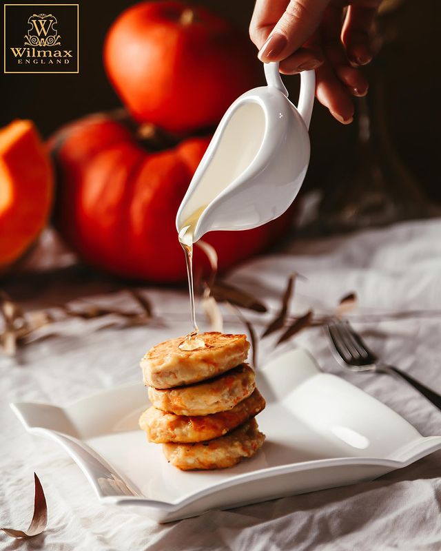 Wilmax Porzellan Dessertteller, 20 x 20 cm, Emily Kollektion, WL-991231/A