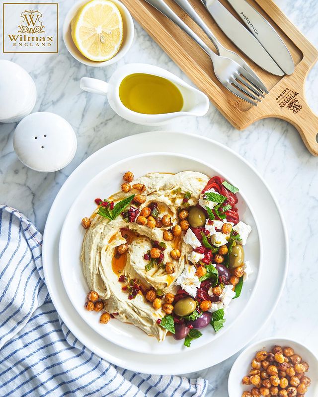 Wilmax Porzellan Speiseteller, 25,5 cm, Weiß – WL-991249/A