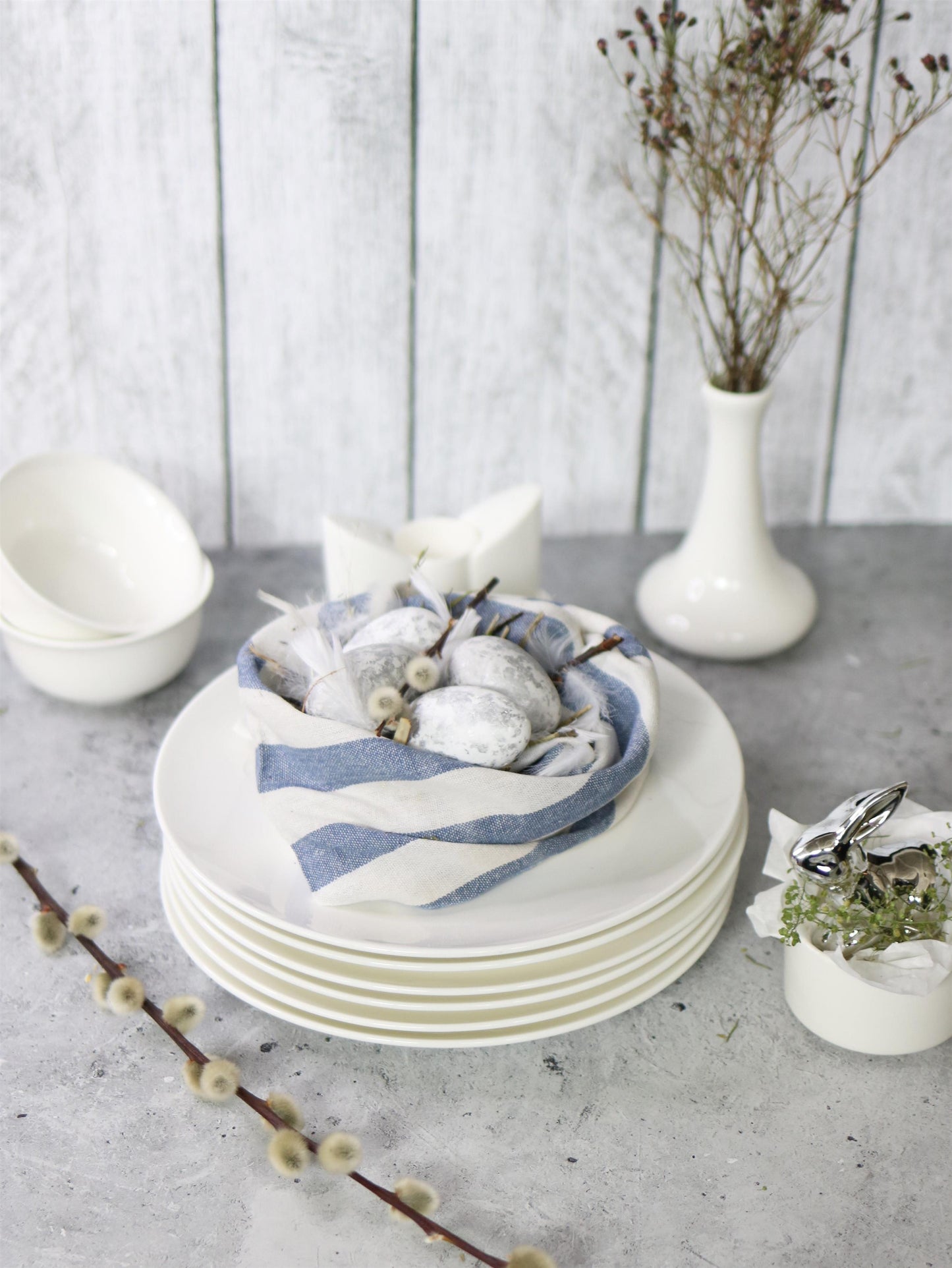 Wilmax Porzellan Speiseteller, 25,5 cm, Weiß – WL-991249/A