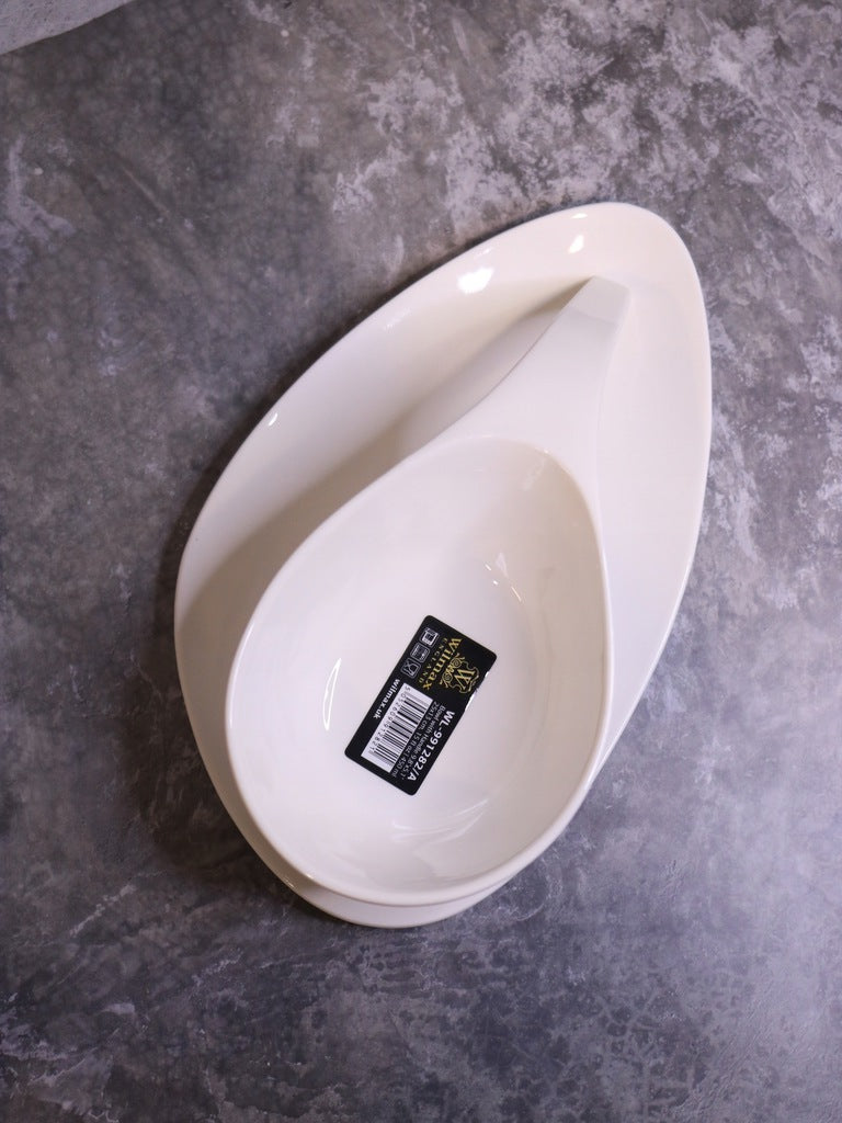 Wilmax Porzellan-Schüssel mit Griff – WL-991282/A