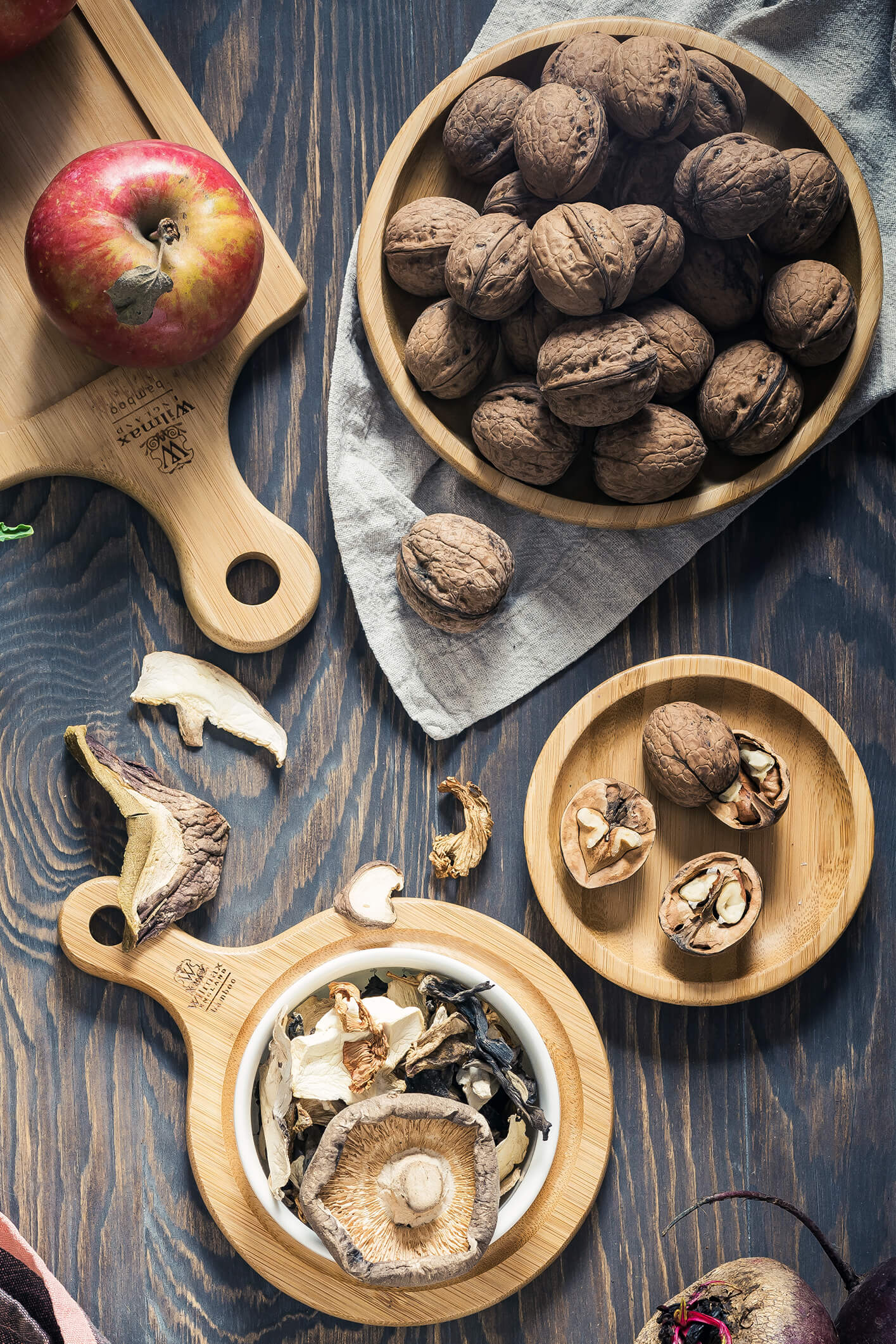 Wilmax Porzellanschalen Weiß 2er Set 300 ml Ø11 cm Snackschale WL-992564/A2