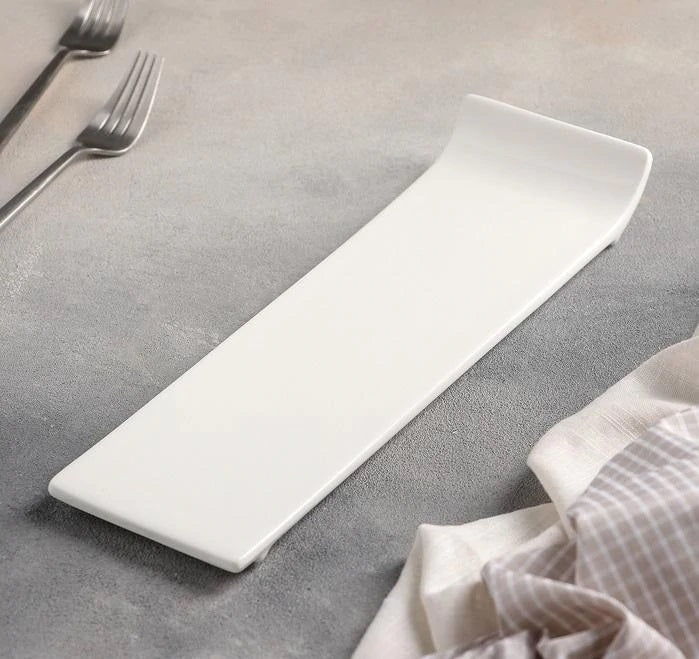 Wilmax England Porcelain Serving Dish 30.5 x 9.5 cm White