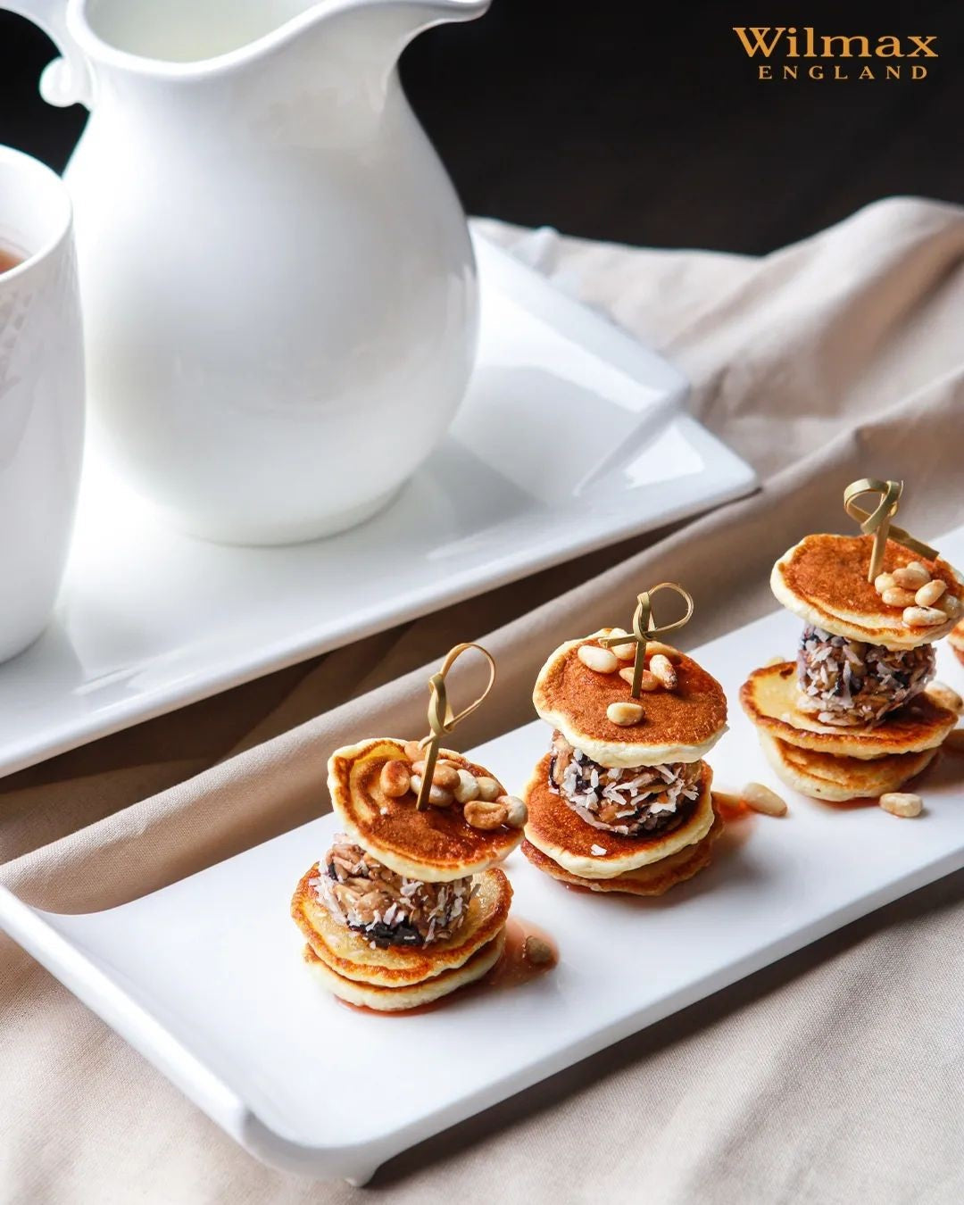 Wilmax Porzellan Servierplatte, 30,5 x 9,5 cm, WL-992621/A