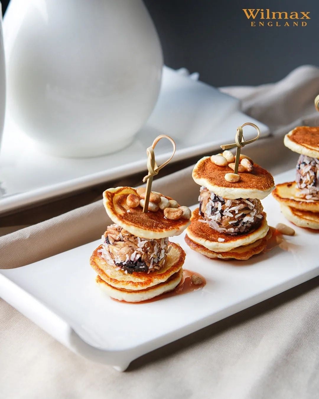 Wilmax Porzellan Servierplatte, 30,5 x 9,5 cm, WL-992621/A