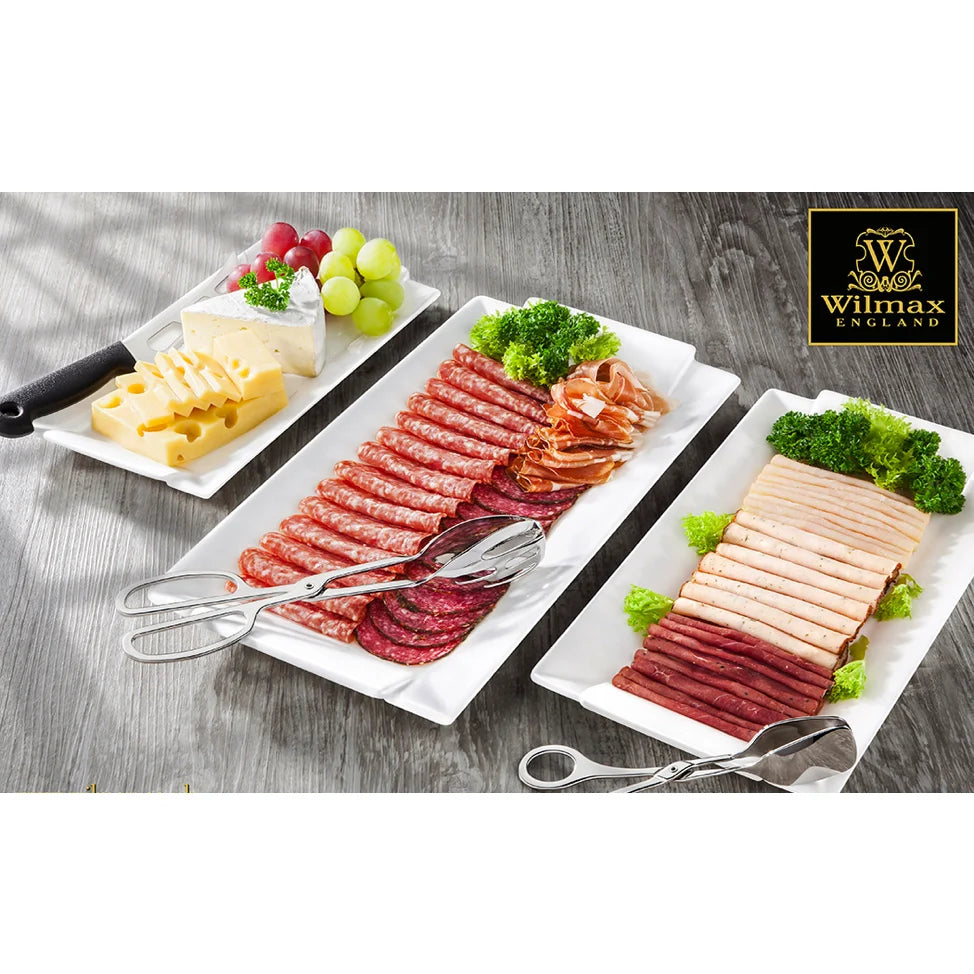 Wilmax Serveerschaal 29.5x15 cm Porselein Wit WL-992646/A