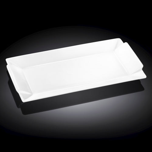 Wilmax England Porseleinen Serveerplaat 40x20 cm Wit