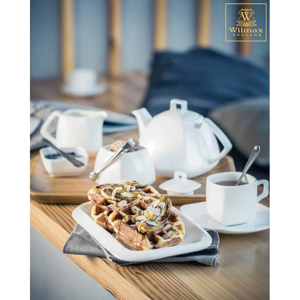 Wilmax Thee Kopjes & Schotels Set 6-delig 200 ml Porselein WL-993003/6C