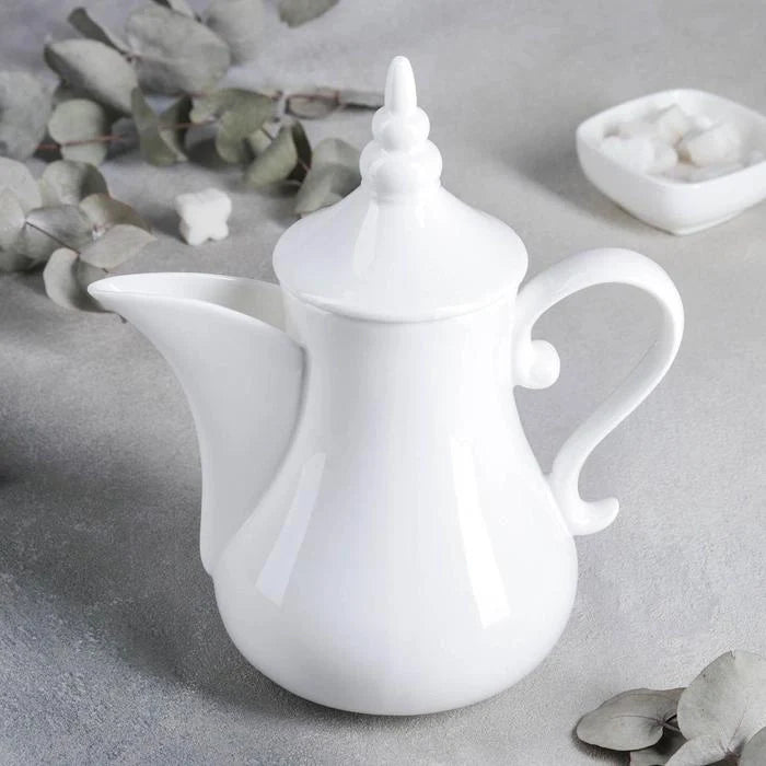Wilmax England koffiekan 1000 ml wit porselein