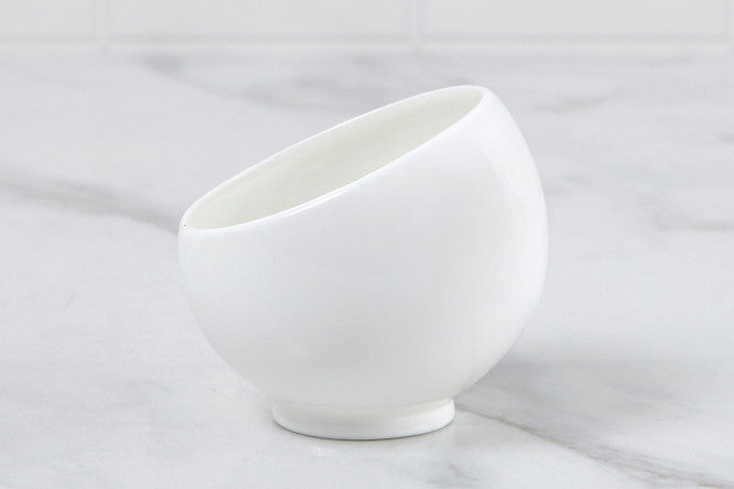 Wilmax Zucker-/Dessertschale Weiß 8.5 x 9 cm – Elegante Design – WL-995000/A