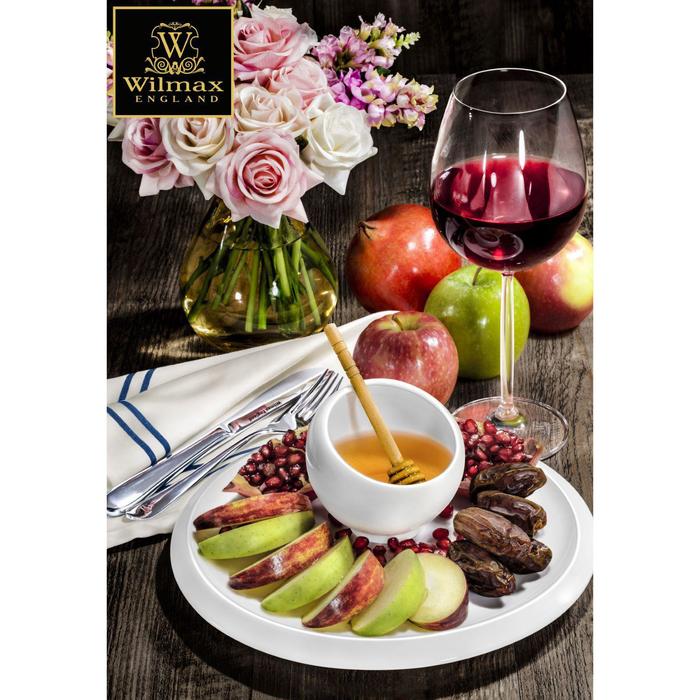 Wilmax Porzellan Zucker- & Dessertschalen Set, 8.5 x 9 cm, 6er-Set– WL-995000/A6