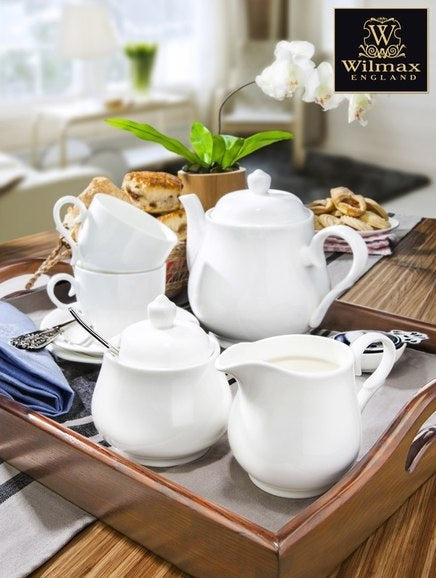 Wilmax England Roomkan Wit Porselein 300 ml