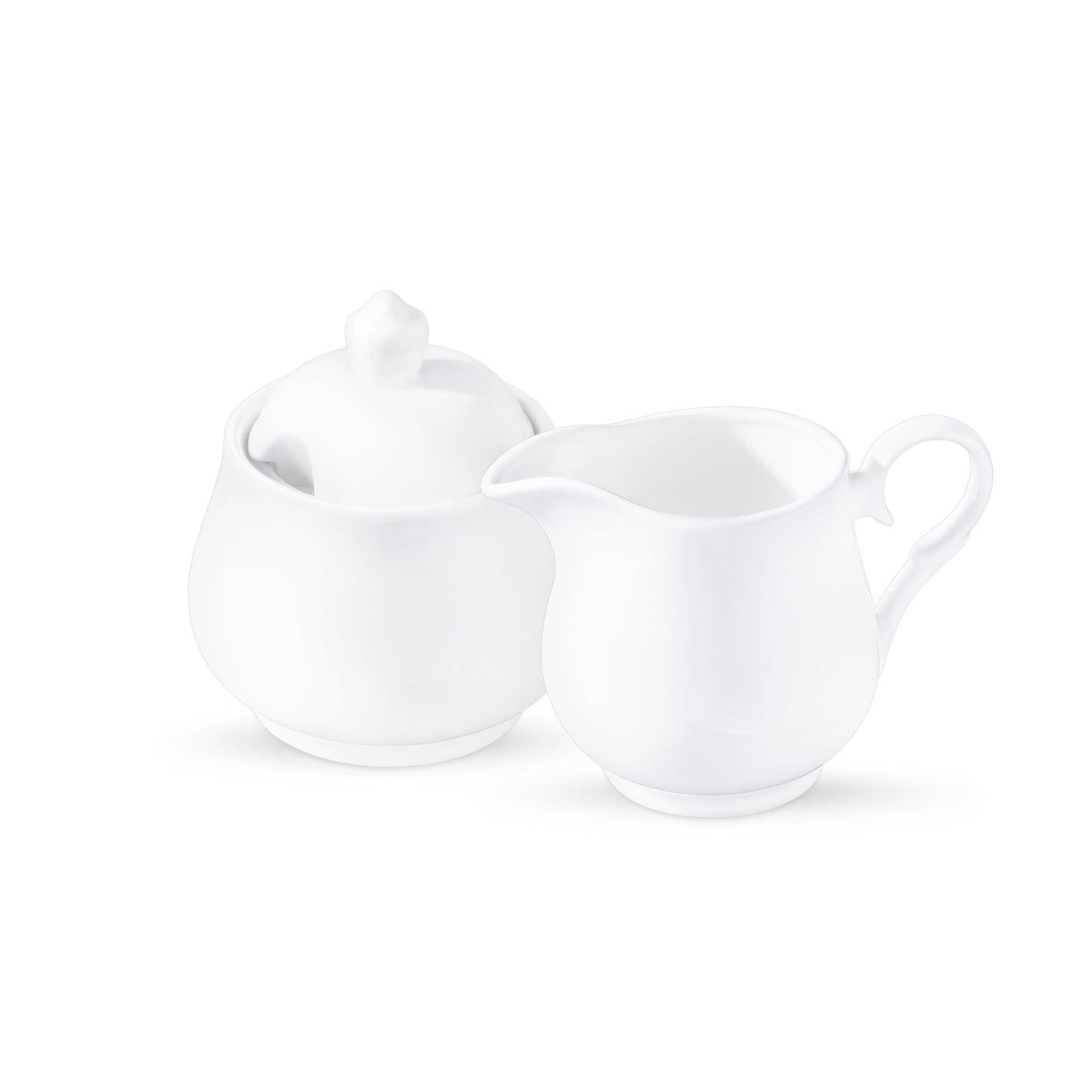 Wilmax Suikerpot & Melkkan Set Wit Porselein WL-995024/2C