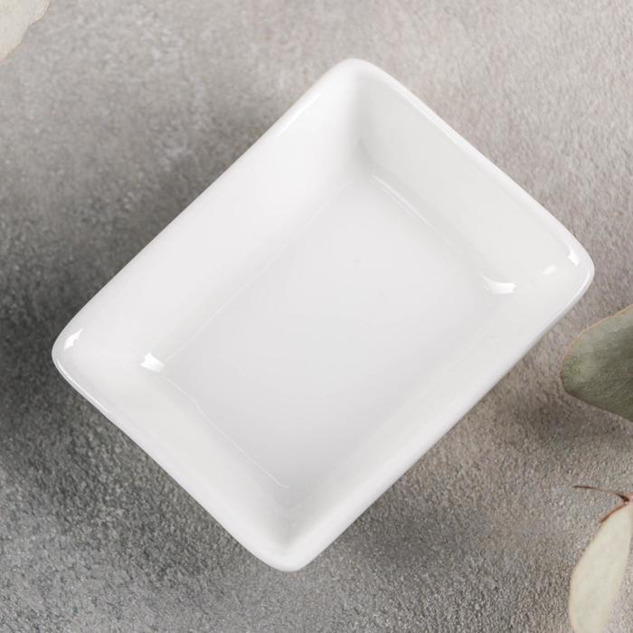 Wilmax England Sausschaal Porselein Wit 8x6cm WL-996012/A
