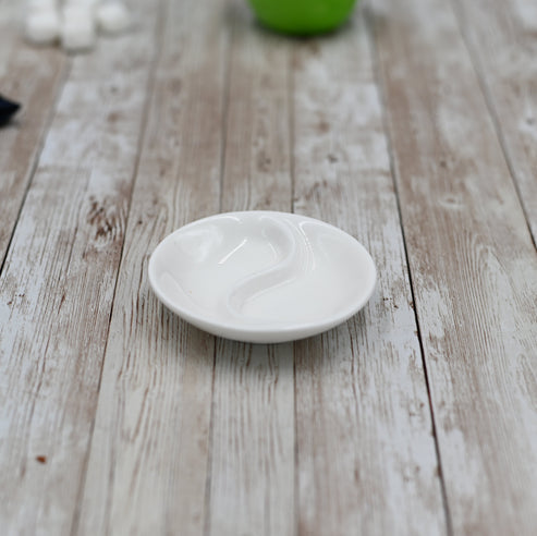 Wilmax Soya shell with base 9 cm in porcelain – WL-996049/A