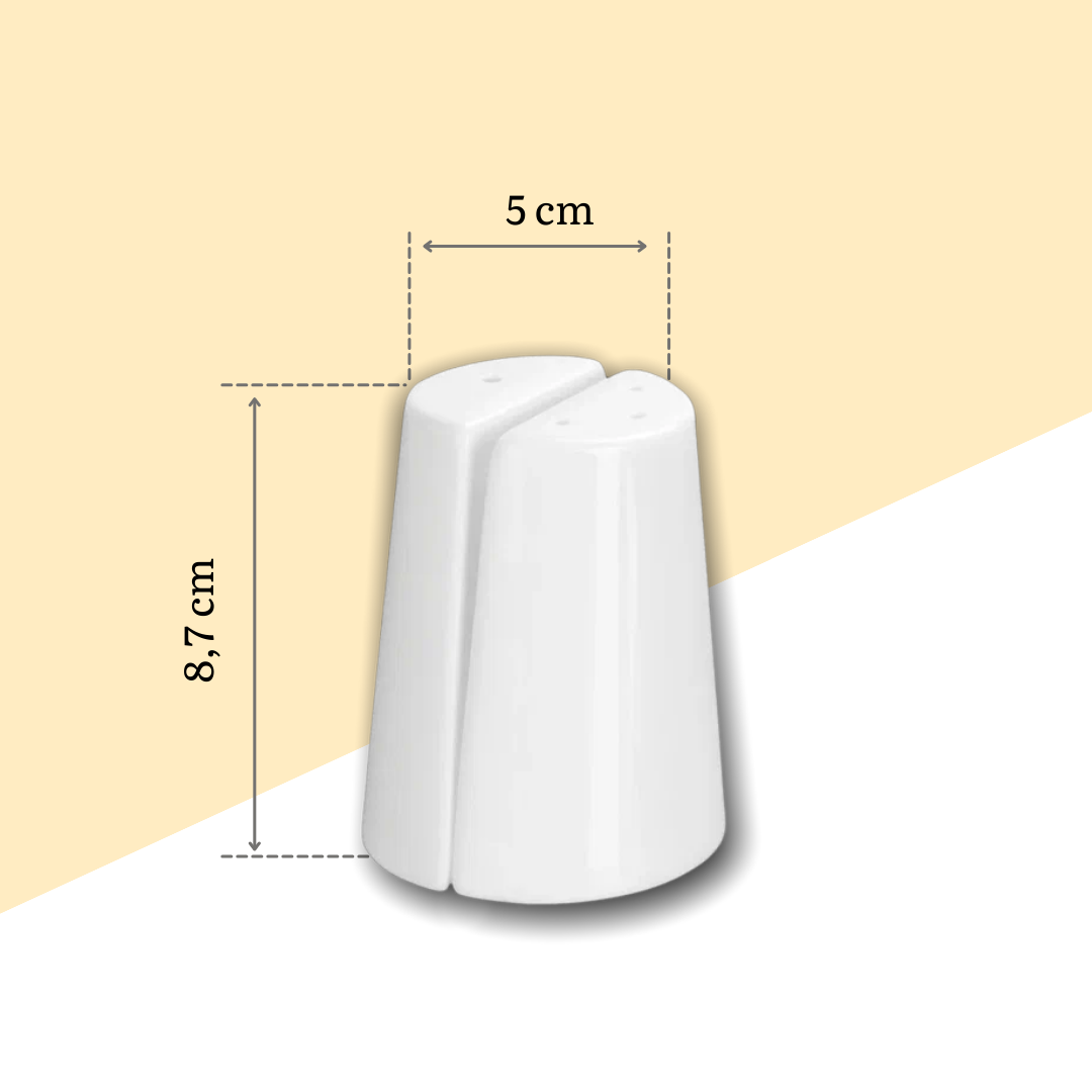 Wilmax Salz- und Pfefferstreuer Set aus Porzellan, 2-teilig – WL-996068/SP