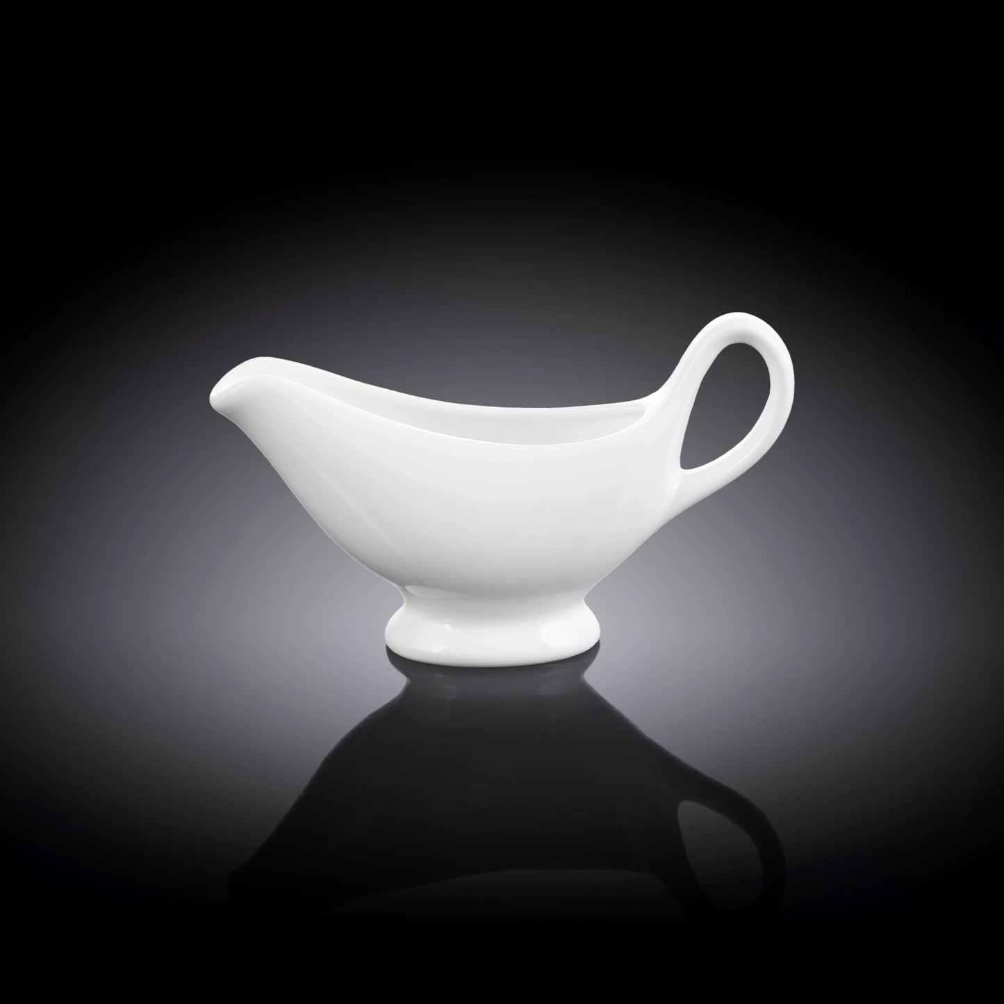 Wilmax Sauciere Weiß 75 ml – Elegantes Design für Soßen & Dressings –WL-996114/A