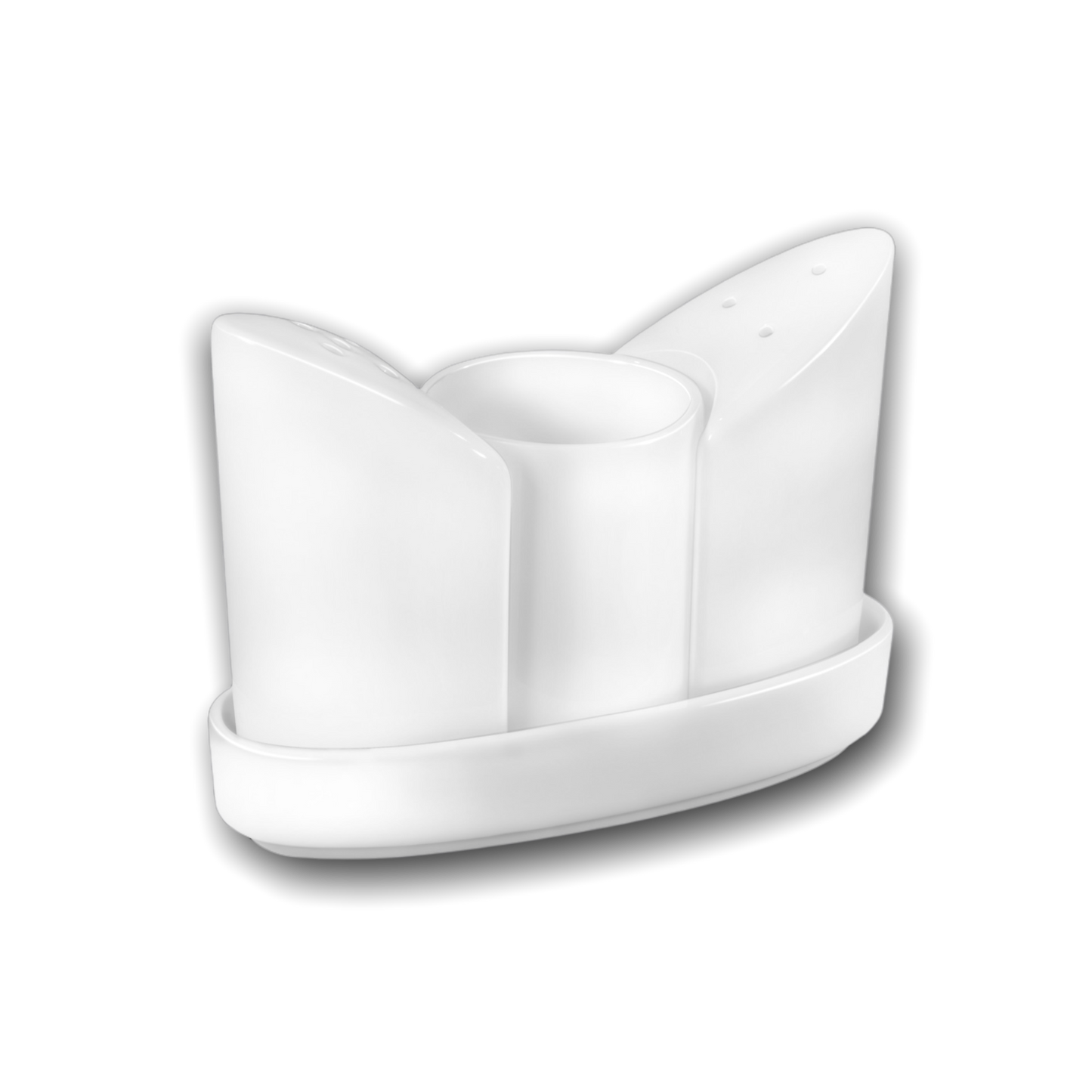 Wilmax Salz- & Pfefferstreuer Set – Weiß – Klassisches Design – WL-996117/1C