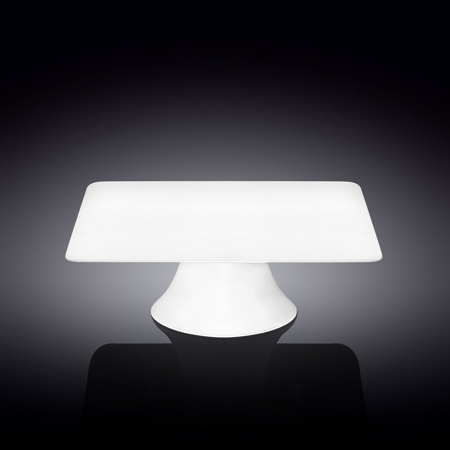 Wilmax Porzellan Kuchenständer 25x25x9 cm weiß WL-996131/A