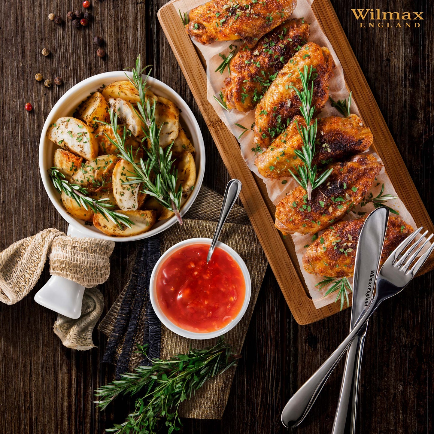 Wilmax Ramekin aus Porzellan 180 ml – Weiß WL-996134/A