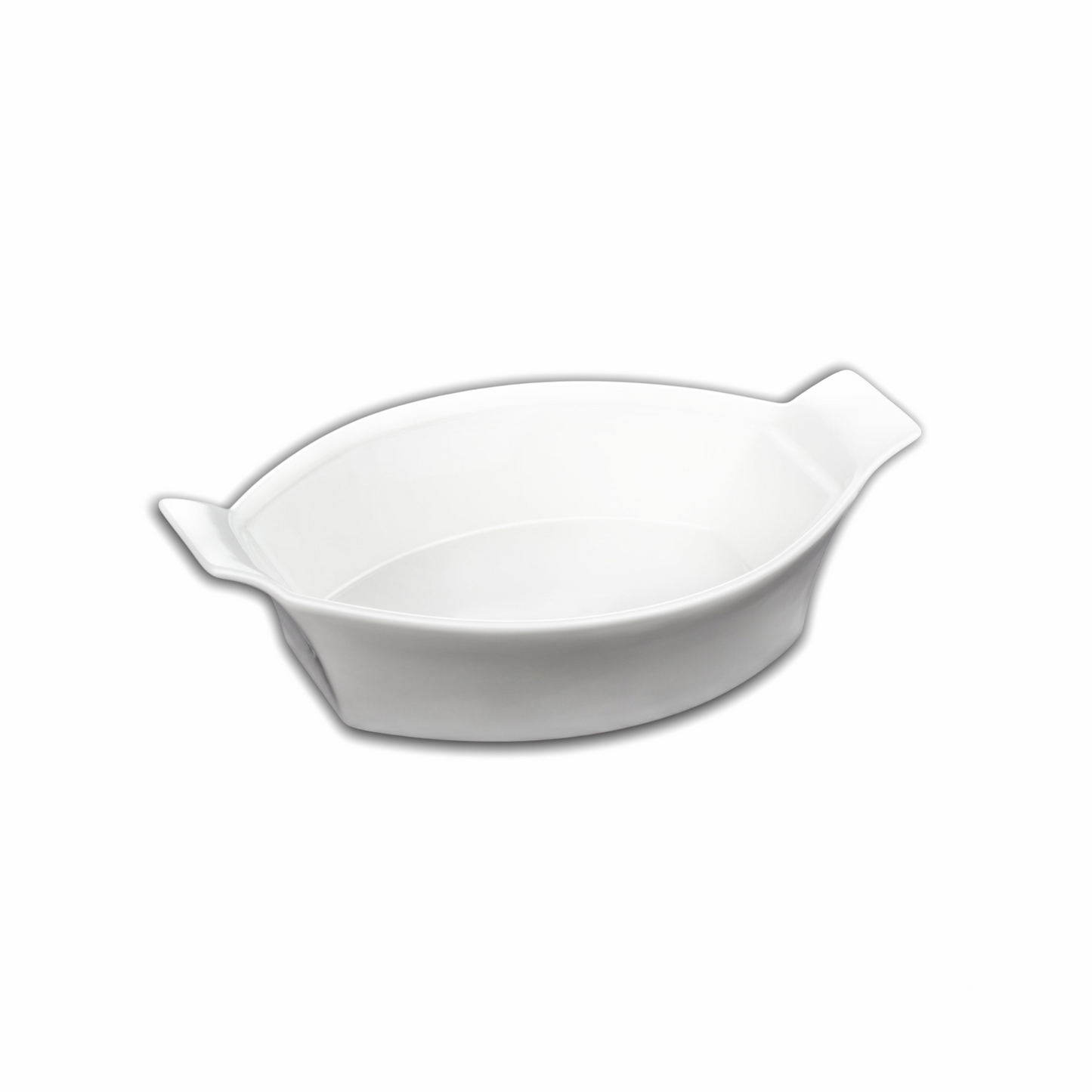 Wilmax Backform 22 cm oval aus Porzellan, hitzebeständig – WL-997009/A