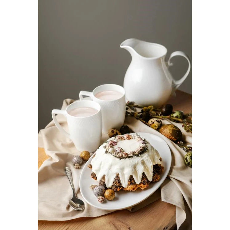 Wilmax Krug 1600 ml aus Porzellan, klassisches Design WL-995037/A