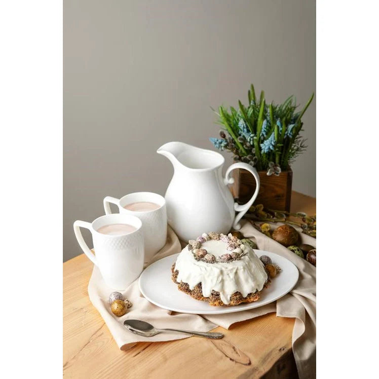 Wilmax Krug 1600 ml aus Porzellan, klassisches Design WL-995037/A