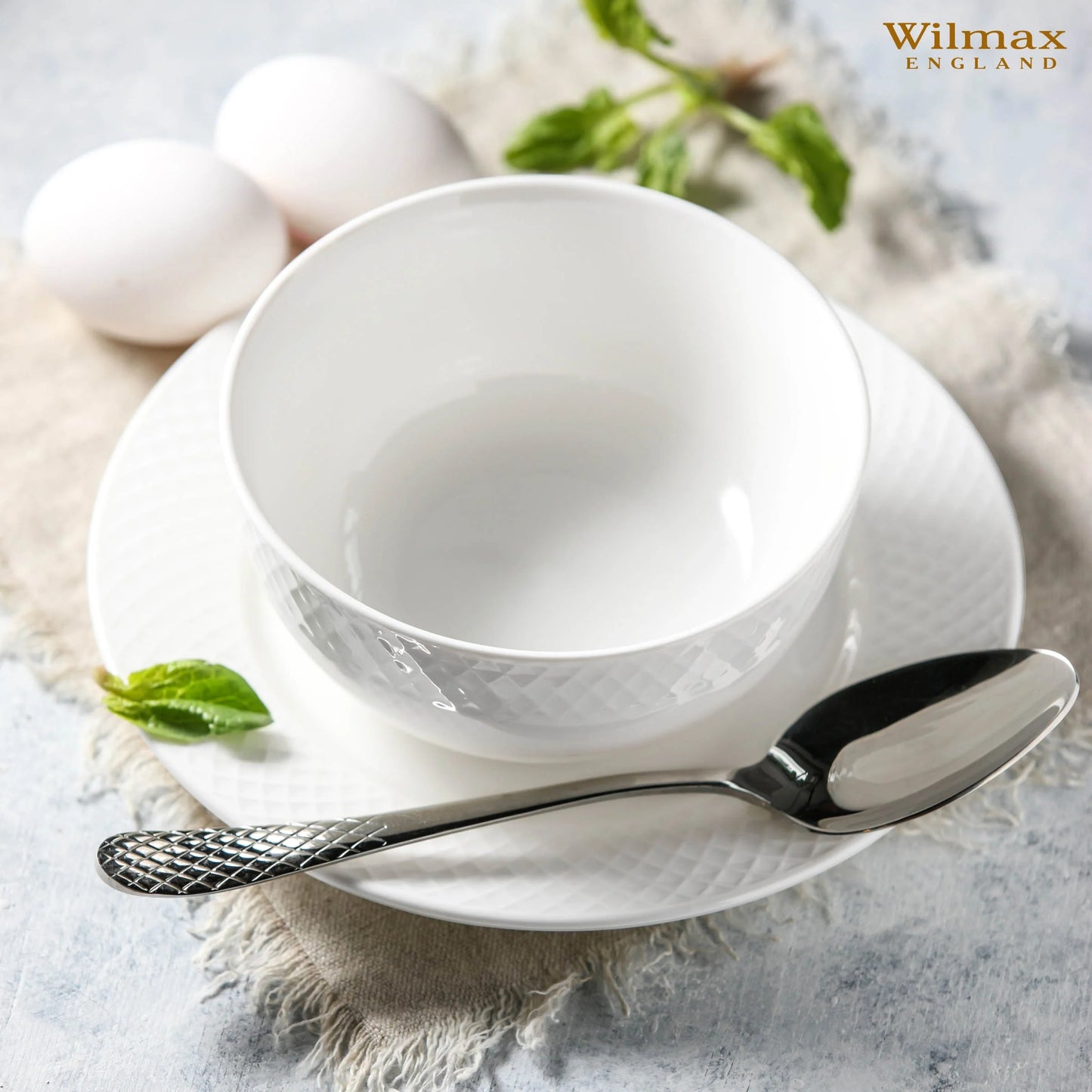 Wilmax Bowl 600 ml 14 cm White Porcelain WL-880101367/A