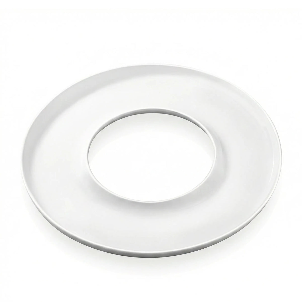 Wilmax Serveerbord 30 cm van Porselein, Wit