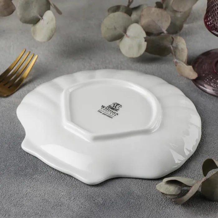 Wilmax Schaal 18 cm van Porselein, Wit