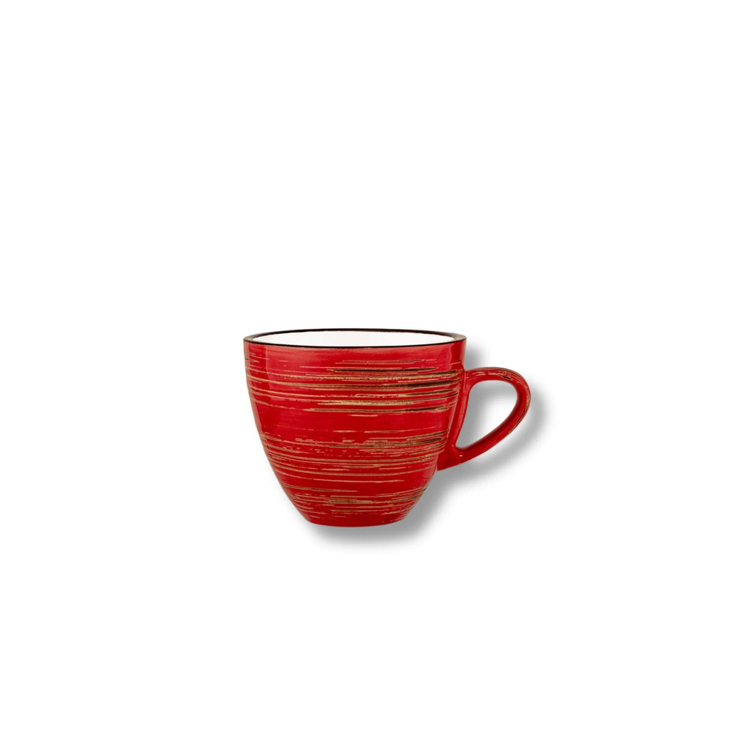 Wilmax Espressokopje 110 ml Rood Porselein