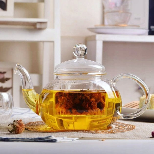 Wilmax England Glazen Theepot 900ml met Deksel Transparant