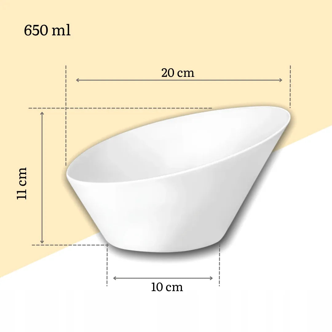 Wilmax England Porseleinen Schaal 19,5 cm Wit