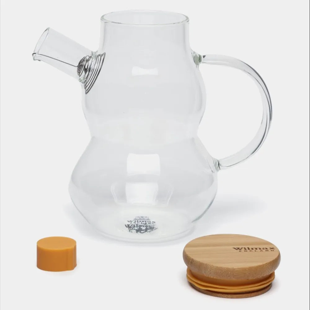 Wilmax Oliefles 450 ml met schenktuit en filter