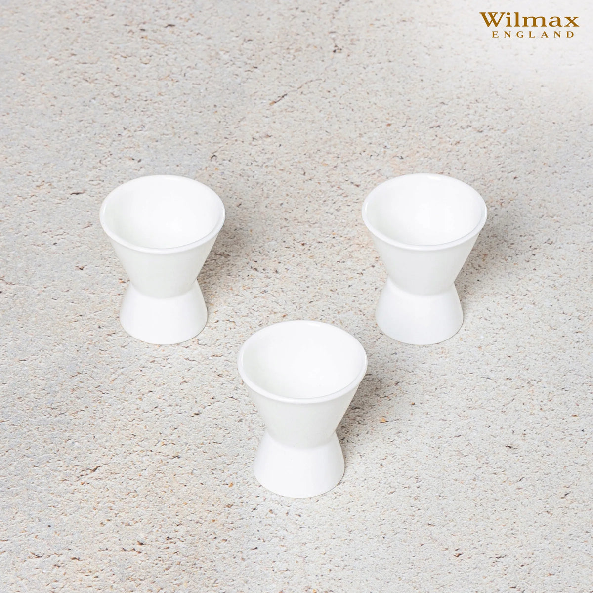 Wilmax Eierdopje 4,5 x 5,5 cm Porselein Wit