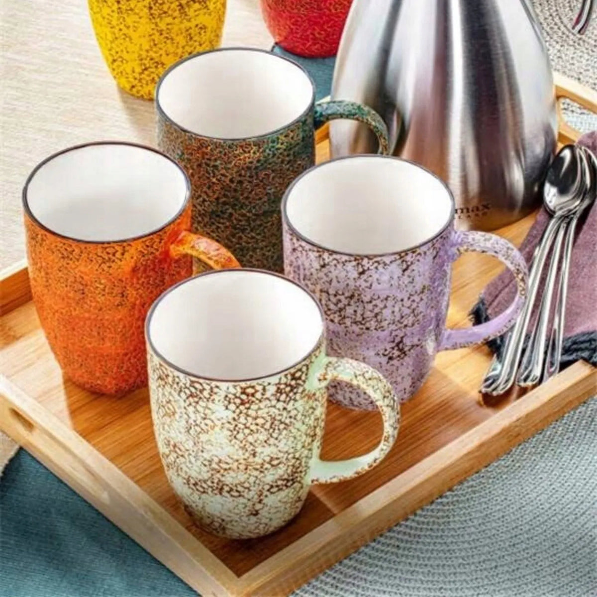 Wilmax England Beker 460 ml Lavendel Porselein
