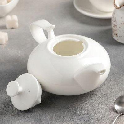 Wilmax England Theepot Wit Porselein 450ml | WL-994001/A