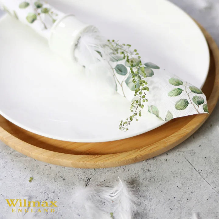 Wilmax Dinerbord 23 cm van Porselein, Wit