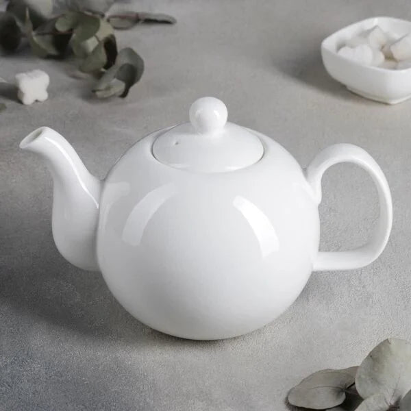 Wilmax Theepot 1100 ml Olivia Wit Porselein